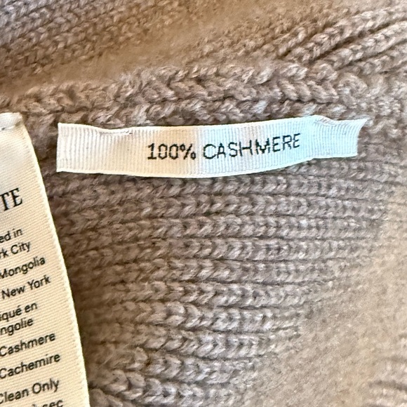 KHAITE NWT Scarlet Cashmere Cardigan Sweater Barley, size Medium - Picture 11 of 16